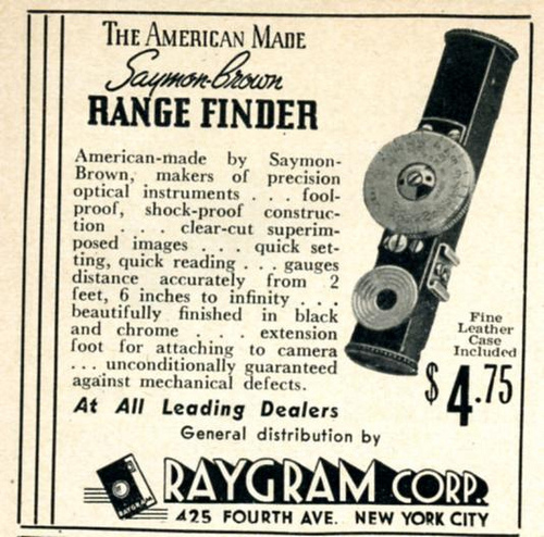 Źródło: Nesster, Saymon-Brown Range Finder 1939.